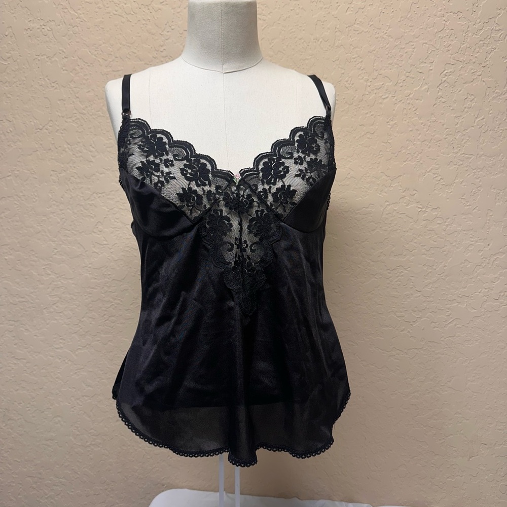 Vintage Black Lace camisole